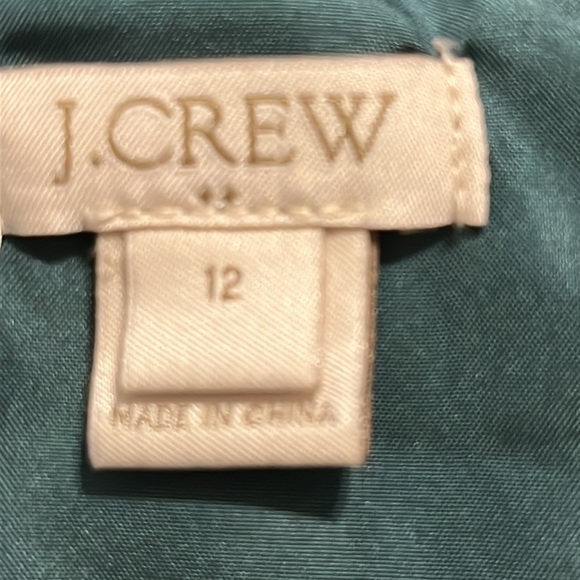 J. Crew KELLY GREEN VELVET SLEEVELESS TOP Size 12 Tank Blouse EUC - Picture 7 of 9